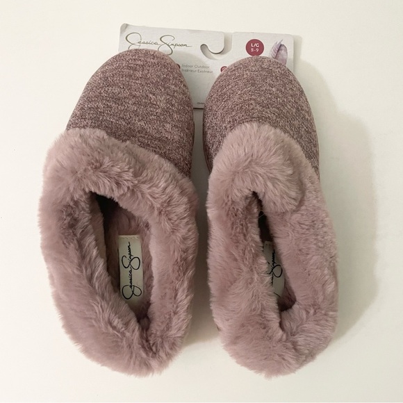 Jessica Simpson Women's Memory Foam Slippers Large 8-9 - Picture 1 of 16